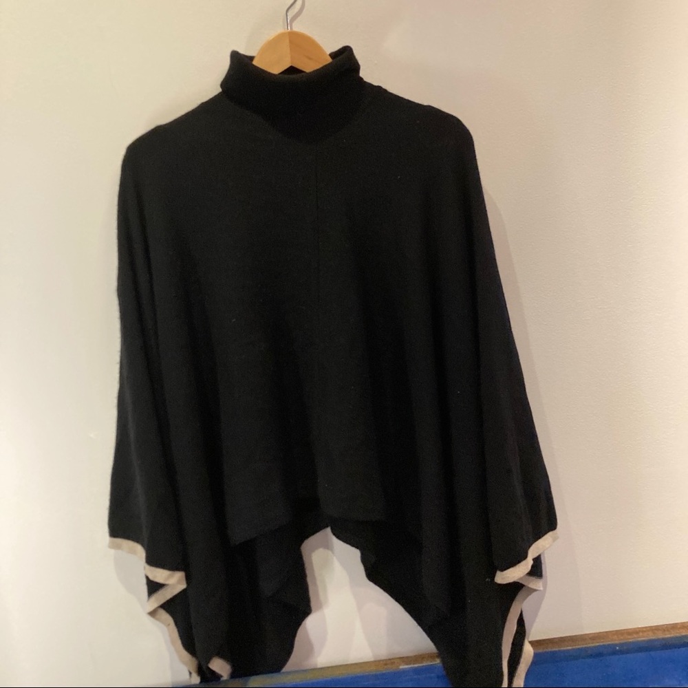 J.McLaughlin Cashmere Turtleneck Poncho - Picture 2 of 4
